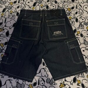 South Pole Dark Denim Jean Shorts